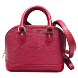 ルイ・ヴィトン LOUIS VUITTON ナノアルマ M50632 ピンク　シルバー金具 エピ レディース ハンドバッグ