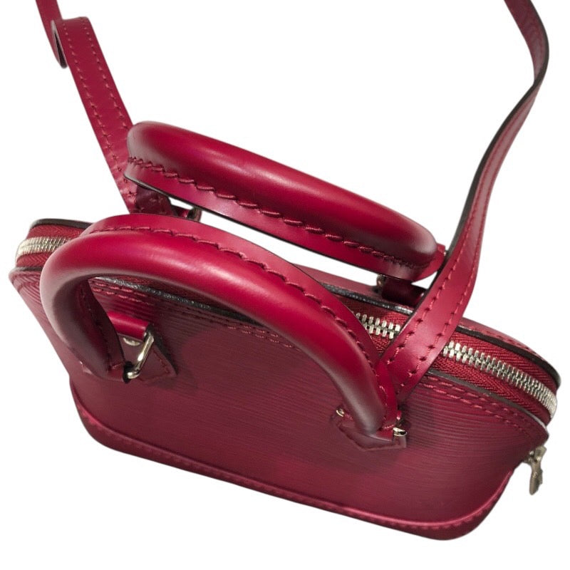 ルイ・ヴィトン LOUIS VUITTON ナノアルマ M50632 ピンク シルバー金具