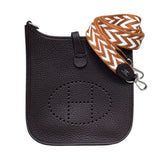 エルメス HERMES エヴリン　TPM　 B刻 チョコ トリヨン ユニセックス ショルダーバッグ