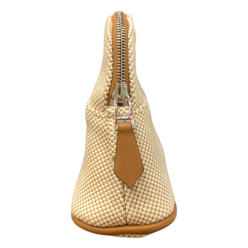 エルメス HERMES ボリードポーチミニミニ カザック カザック ベージュ