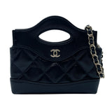 シャネル CHANEL CHANEL31 チェーンクラッチ AP3875 ブラック ゴールド金具 シャイニーラムスキン レディース ショルダーバッグ