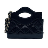 シャネル CHANEL CHANEL31 チェーンクラッチ AP3875 ブラック ゴールド金具 シャイニーラムスキン レディース ショルダーバッグ
