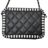 シャネル CHANEL CCフィリグリーミニバニティバッグ A84452　27番台 ブラック×ホワイト キャビアスキン レディース ショルダーバッグ