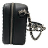 シャネル CHANEL CCフィリグリーミニバニティバッグ A84452　27番台 ブラック×ホワイト キャビアスキン レディース ショルダーバッグ