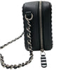 シャネル CHANEL CCフィリグリーミニバニティバッグ A84452　27番台 ブラック×ホワイト キャビアスキン レディース ショルダーバッグ
