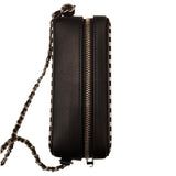 シャネル CHANEL CCフィリグリーミニバニティバッグ A84452　27番台 ブラック×ホワイト キャビアスキン レディース ショルダーバッグ