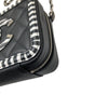 シャネル CHANEL CCフィリグリーミニバニティバッグ A84452　27番台 ブラック×ホワイト キャビアスキン レディース ショルダーバッグ