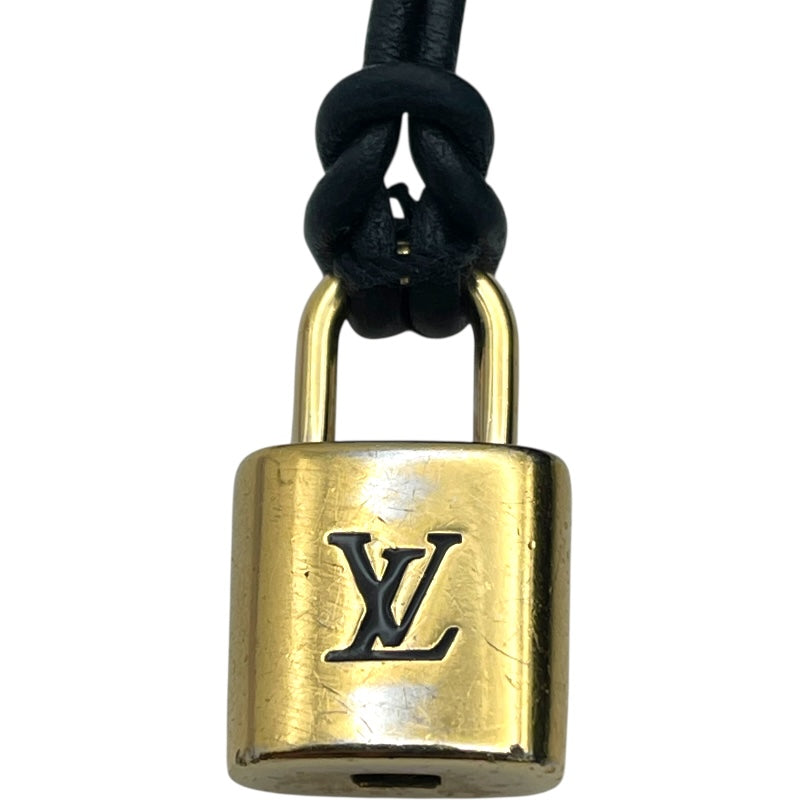 ルイ・ヴィトン LOUIS VUITTON ブレスレ・LVパドロック M8138 ブラック