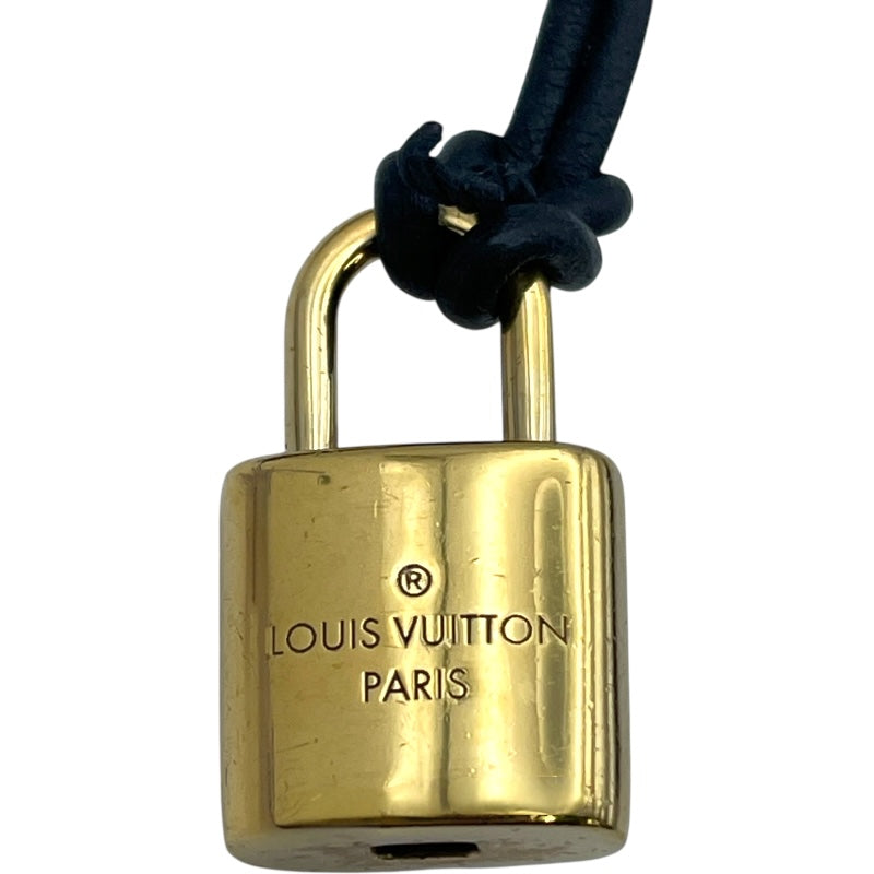 ルイ・ヴィトン LOUIS VUITTON ブレスレ・LVパドロック M8138 ブラック