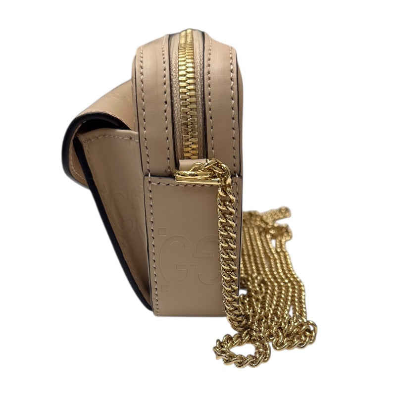 グッチ GUCCI GG スーパーミニショルダーバッグ 781554 ベージュ