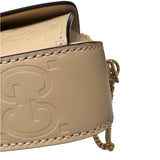 グッチ GUCCI GG　スーパーミニショルダーバッグ 781554 ベージュ レザー レディース ショルダーバッグ