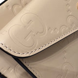 グッチ GUCCI GG　スーパーミニショルダーバッグ 781554 ベージュ レザー レディース ショルダーバッグ