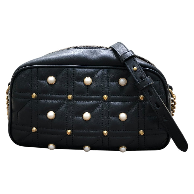 GUCCI GGマーモント　スモールカメラバッグ グッチ GUCCI GGマーモント スモールカメラバッグ 447632 ブラック
