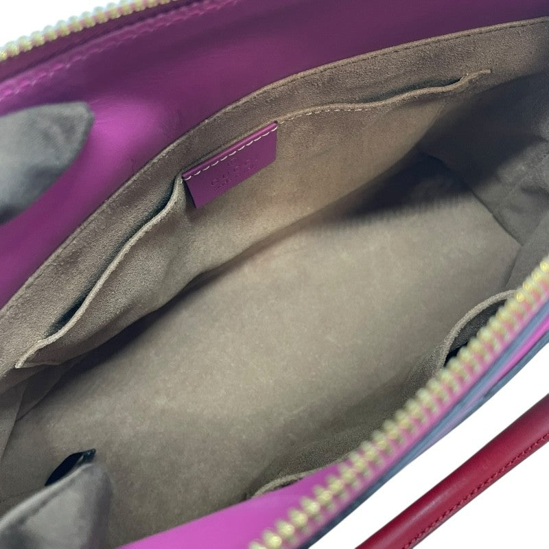 グッチ GUCCI GGスプリーム ハンドバッグ 453177 レッド ピンク  