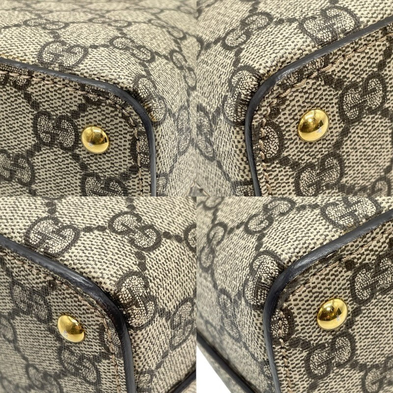 グッチ GUCCI GGスプリーム ハンドバッグ 453177 レッド ピンク  