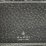グッチ GUCCI ダブルG ジップアラウンドウォレット 456117 ブラック レザー ユニセックス 長財布