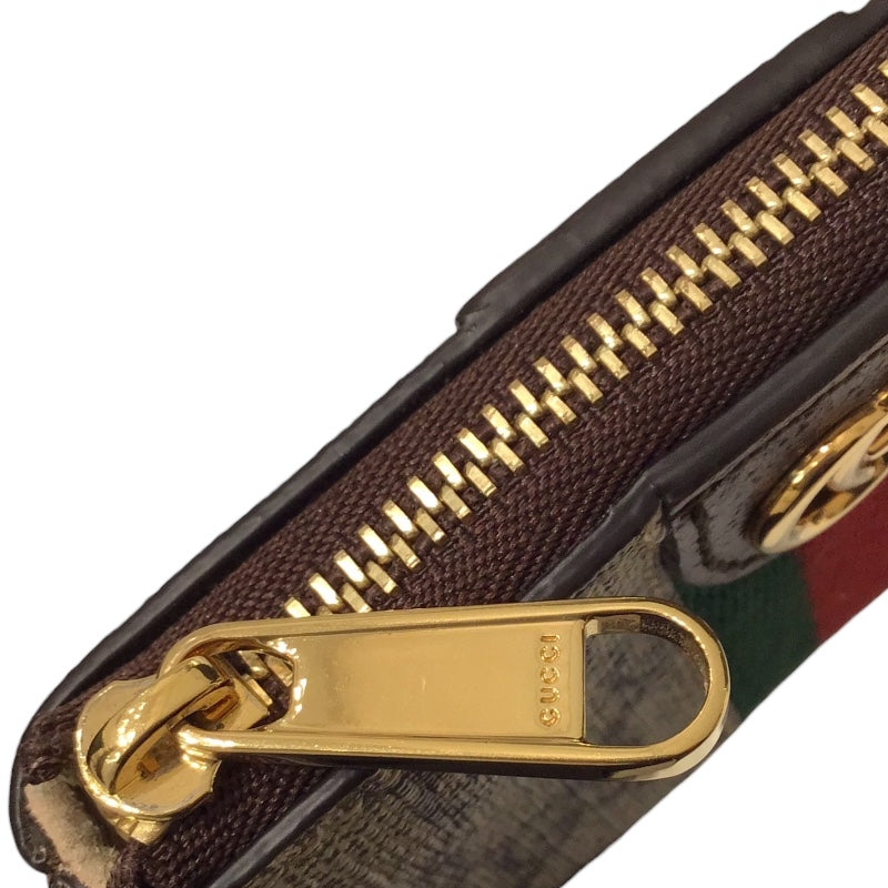 グッチ GUCCI オフィディア キーケース 671722 ベージュ PVC