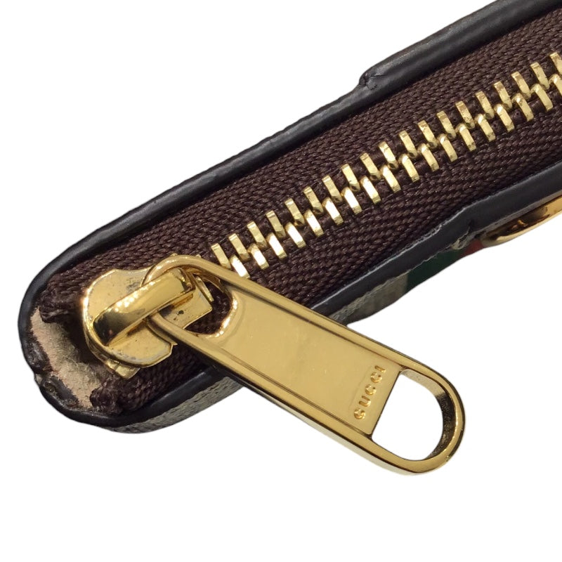 グッチ GUCCI オフィディア キーケース 671722 ベージュ PVC