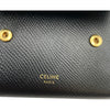 セリーヌ CELINE スモール トリフォールド ウォレット 10B573 ブラック グレインドカーフスキン レディース 二つ折り財布