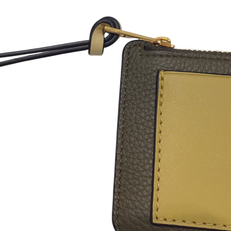 ロエベ LOEWE コインカードホルダー C660Z40X07 カーキ・ジンジャー