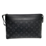 ルイ・ヴィトン LOUIS VUITTON ポシェット・ヴォワヤージュスープル M82543 ブラック モノグラム・エクリプス メンズ クラッチバッグ