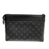 ルイ・ヴィトン LOUIS VUITTON ポシェット・ヴォワヤージュスープル M82543 ブラック モノグラム・エクリプス メンズ クラッチバッグ
