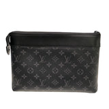 ルイ・ヴィトン LOUIS VUITTON ポシェット・ヴォワヤージュスープル M82543 ブラック モノグラム・エクリプス メンズ クラッチバッグ