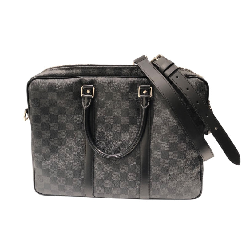 ルイ・ヴィトン LOUIS VUITTON ポルトドギュマン・ヴォワヤージュ N41125 ブラック ダミエ・グラフィット メンズ ビジネスバッグ ルイ・ヴィトン LOUIS VUITTON ポルトドギュマン・ヴォワヤージュ