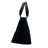 バレンシアガ BALENCIAGA ネイビーカバスS 339933 キャンバス ユニセックス ハンドバッグ