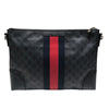 グッチ GUCCI GGスプリームｼｮﾙﾀﾞｰﾊﾞｯｸﾞ 474139 ブラック PVC メンズ ショルダーバッグ