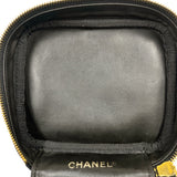 シャネル CHANEL ココマークバニティバッグ A01998 ブラック　ゴールド金具 キャビア レディース その他バッグ