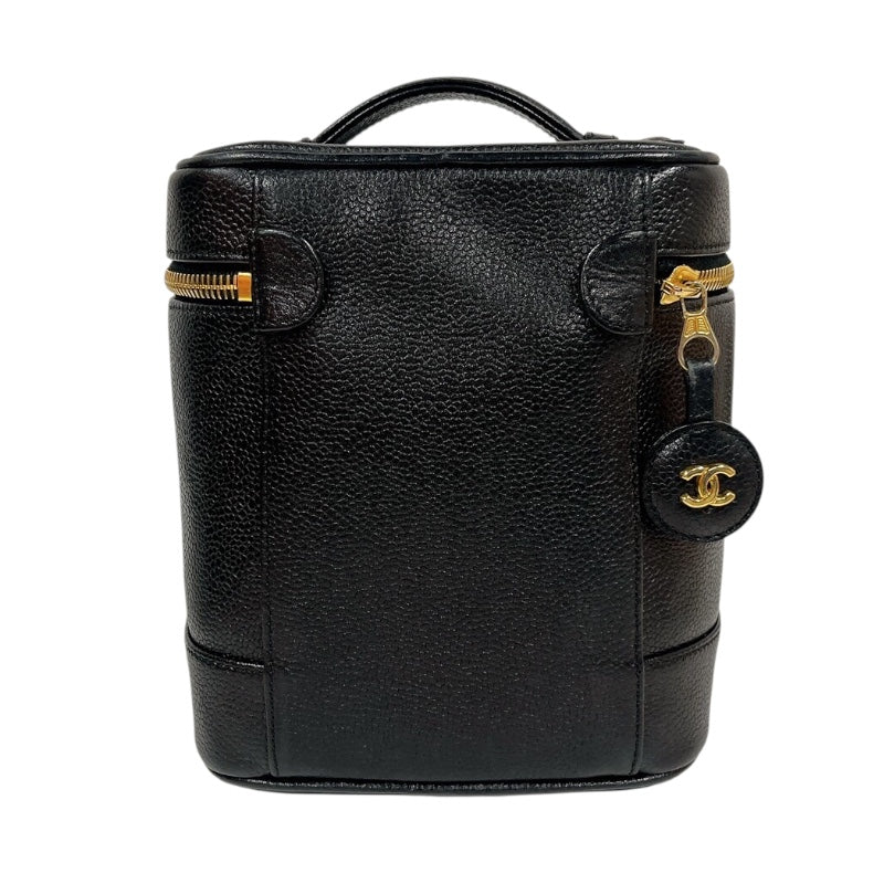 シャネル CHANEL ココマークバニティバッグ A01998 ブラック ゴールド 