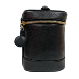 シャネル CHANEL ココマークバニティバッグ A01998 ブラック　ゴールド金具 キャビア レディース その他バッグ