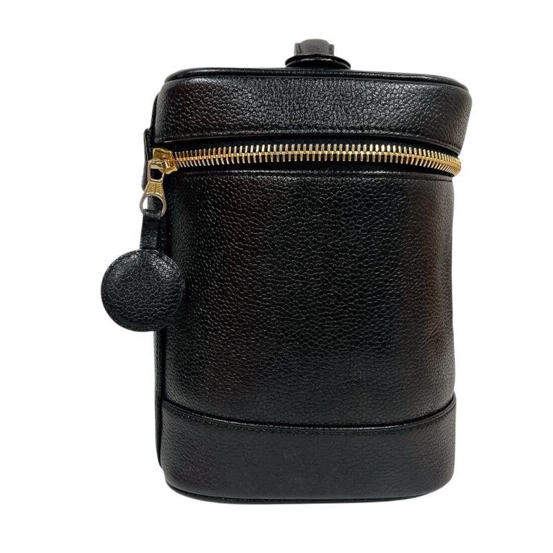 シャネル CHANEL ココマークバニティバッグ A01998 ブラック ゴールド