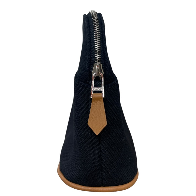 【美品】エルメス ポーチ ボリード ポーチ 小物入れ ブラック エルメス HERMES ボリードポーチ20 ブラック トワル ユニセックス