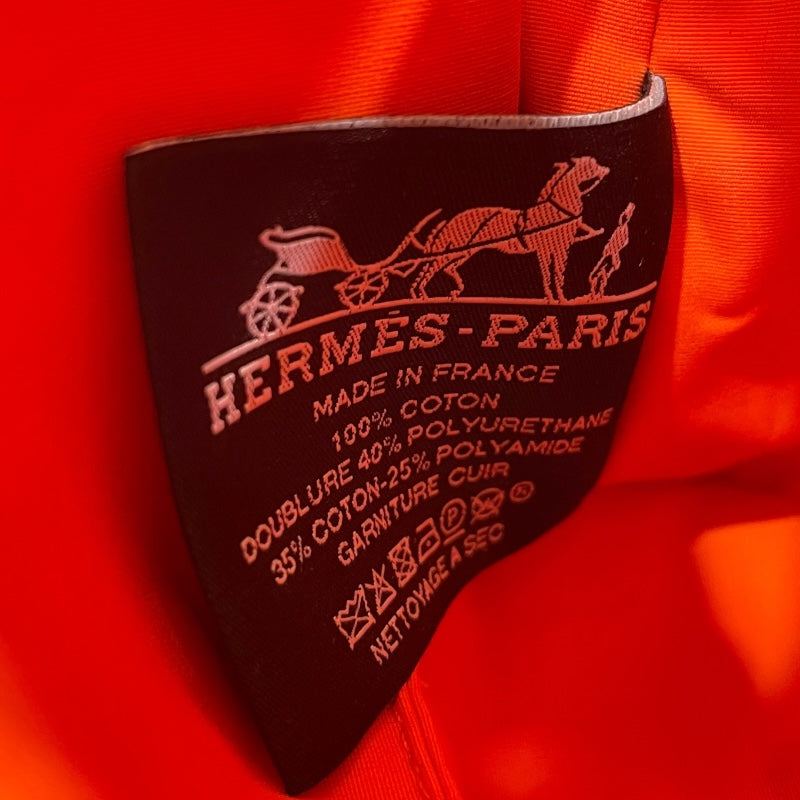 エルメス HERMES ボリードポーチ20 ブラック トワル ユニセックス