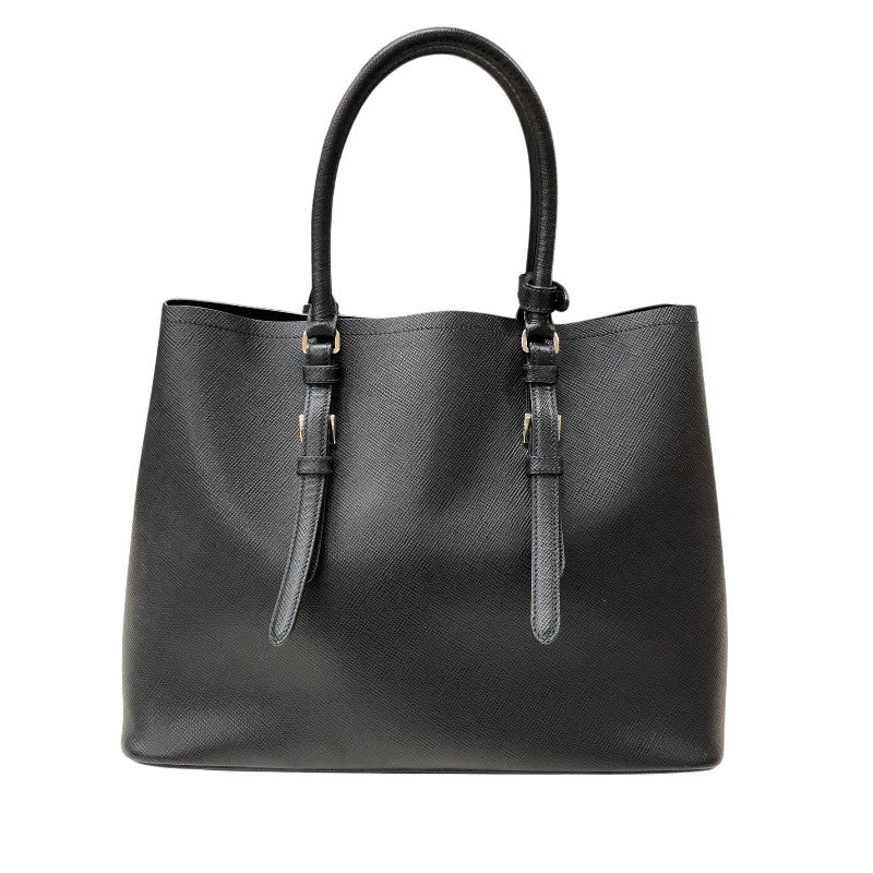 プラダ PRADA ダブルバッグ 1BG775 ブラック シルバー金具