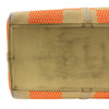 ルイ・ヴィトン LOUIS VUITTON キーポル・バンドリエール50 2021年春夏コレクション M57419 ベージュ×オレンジ ラフィア（ヤシ繊維）ダミエ・ジャイアント ユニセックス ボストンバッグ