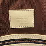ルイ・ヴィトン LOUIS VUITTON キーポル・バンドリエール50 2021年春夏コレクション M57419 ベージュ×オレンジ ラフィア（ヤシ繊維）ダミエ・ジャイアント ユニセックス ボストンバッグ