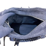 バレンシアガ BALENCIAGA ネオ・カゴールXS 700940 ブラック デニム レディース ハンドバッグ