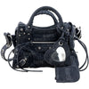バレンシアガ BALENCIAGA ネオ・カゴールXS 700940 ブラック デニム レディース ハンドバッグ