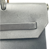 エルメス HERMES エールバッグMM ▢H刻 ブラック SV金具 トワル・レザー レディース ハンドバッグ