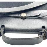 エルメス HERMES エールバッグMM ▢H刻 ブラック SV金具 トワル・レザー レディース ハンドバッグ