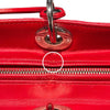 クリスチャン・ディオール Christian Dior レディディオールラージ レッド/シルバー金具 レディース トートバッグ