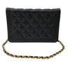 シャネル CHANEL ボーイシャネルチェーンウォレット A81969 ブラック ゴールド金具 ソフトキャビアスキン レディース ウォレットチェーン