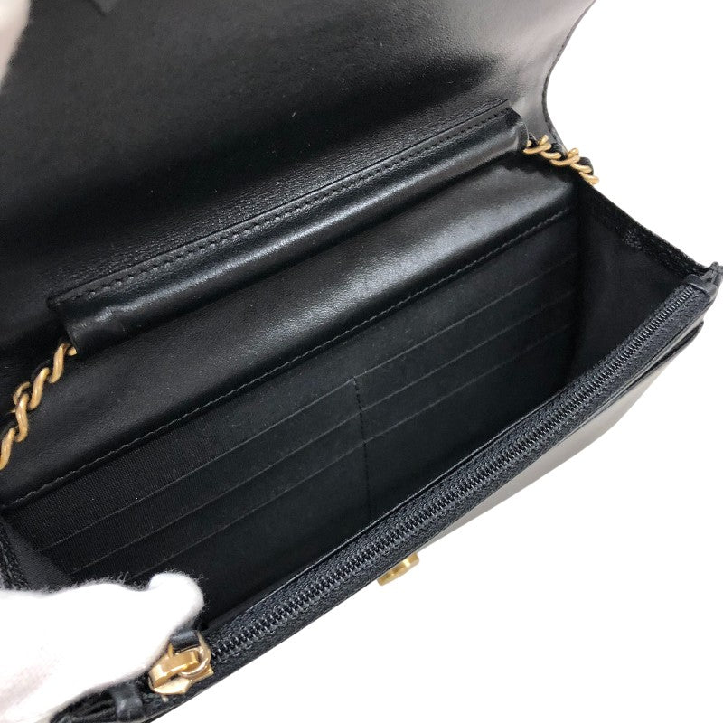 シャネル CHANEL ボーイシャネルチェーンウォレット A81969 ブラック