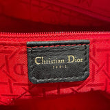 クリスチャン・ディオール Christian Dior レディディオールラージ ブラック カナージュラム レディース ハンドバッグ