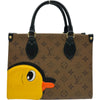 ルイ・ヴィトン LOUIS VUITTON オンザゴーPM Sun Yitianコラボ M47199 ブラウン モノグラム・リバース レディース ショルダーバッグ