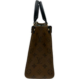 ルイ・ヴィトン LOUIS VUITTON オンザゴーPM Sun Yitianコラボ M47199 ブラウン モノグラム・リバース レディース ショルダーバッグ