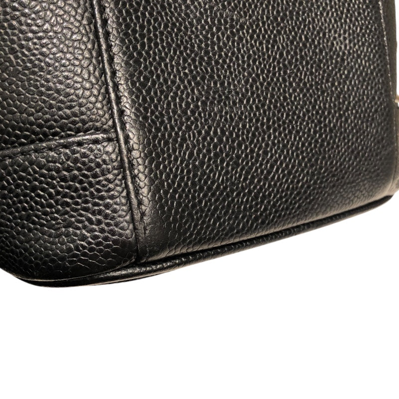 シャネル CHANEL ココマークバニティバッグ A01998 ブラック GD金具